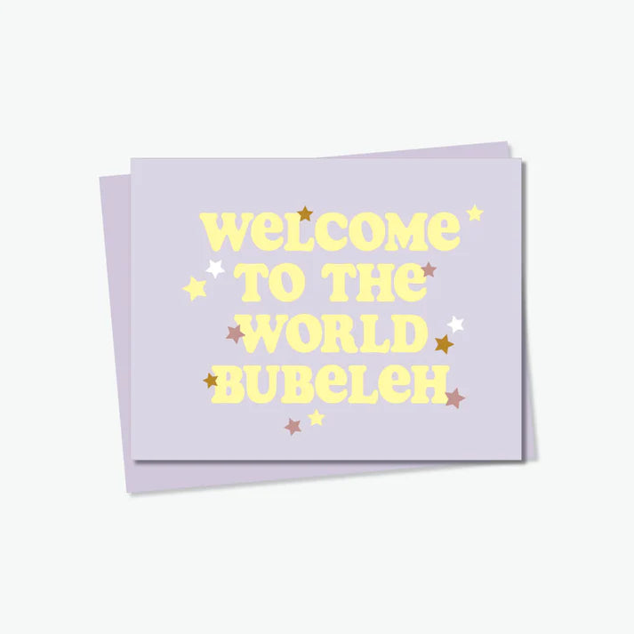 Welcome Bubeleh (Sweety) Card